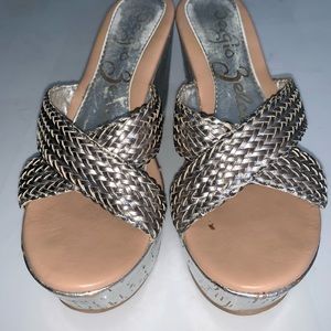 Sergio Zelcer braided wedges